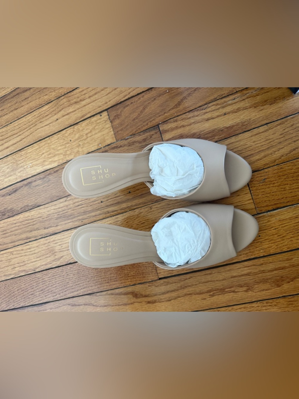 Altar'd State Nude Open-Toe Heeled Mule - Picture 3 of 3
